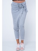 Light gray wrap sweatpants BB21886 - Online store - Boutique